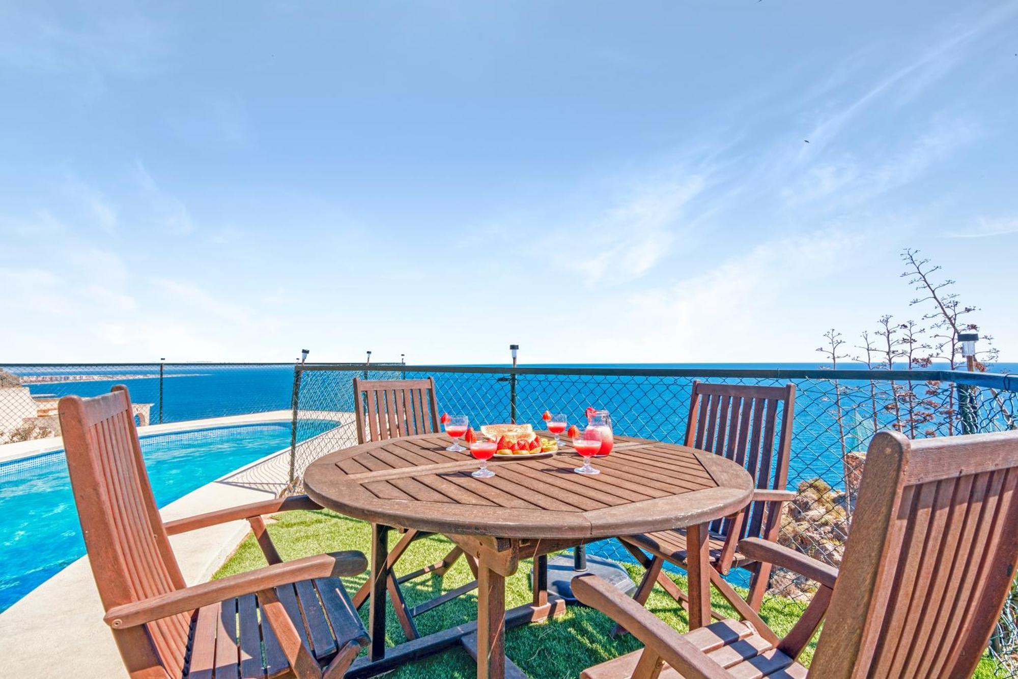Villa Infinity Sea Views I Pool I Bbq I Jacuzzi 알메리아 외부 사진